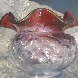 Fenton Rosebowl Candy Dish