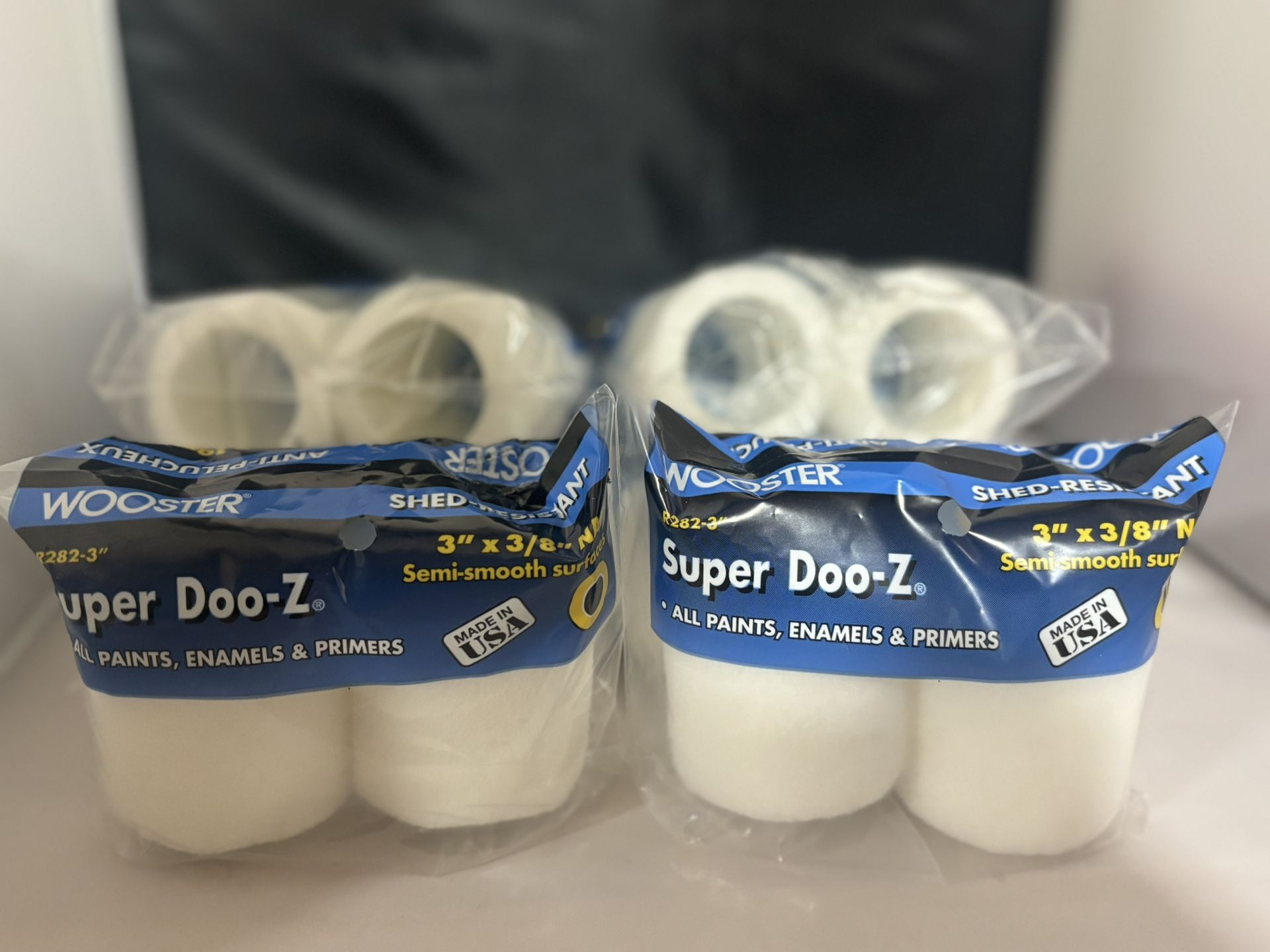 6-pack Wooster Super Doo-z Paint Roller 3”-3/8”