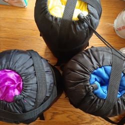 3 Sets of Sleeping Bags