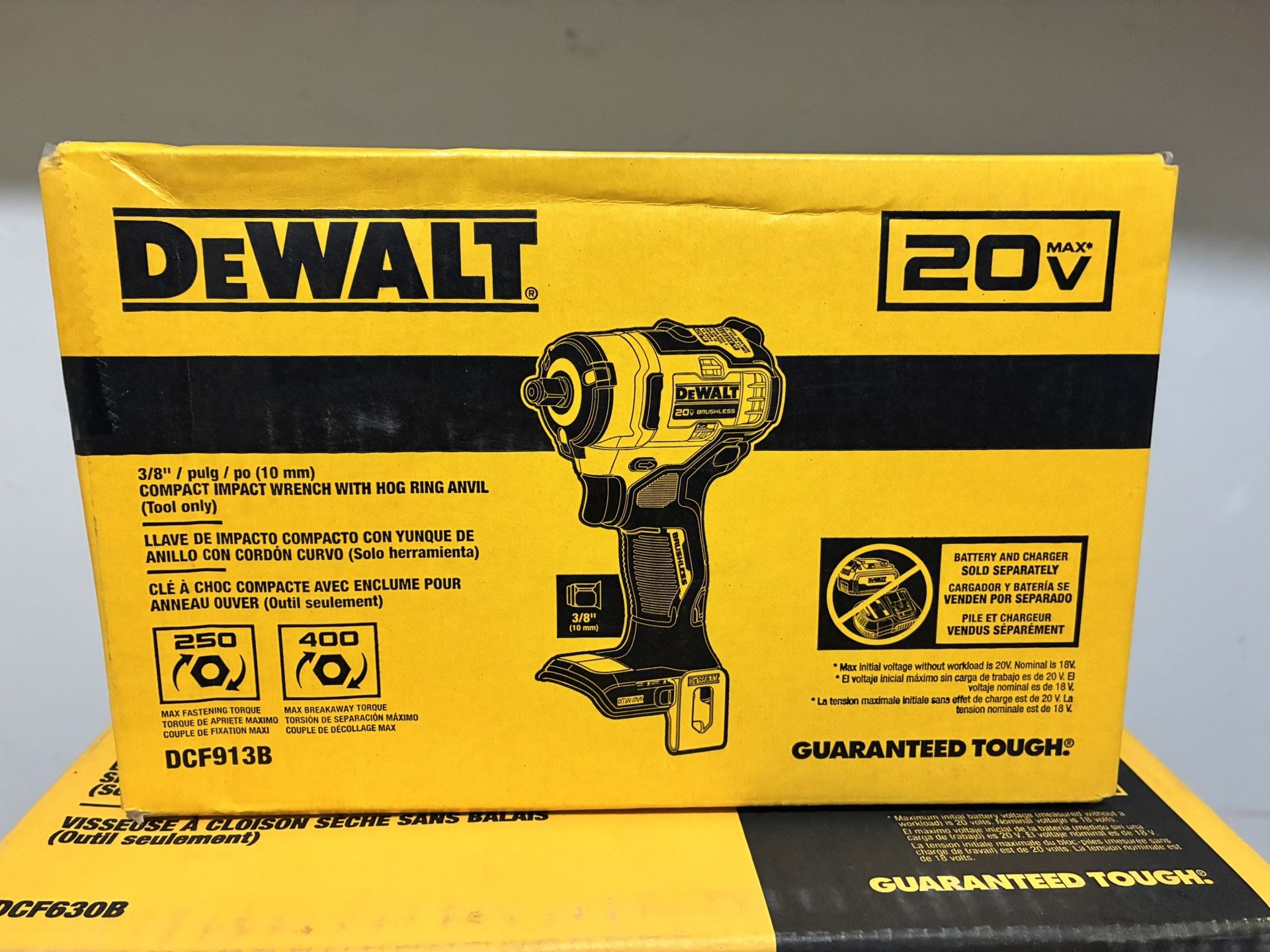 Dewalt 20v 3/8” Compact Impact Wrench