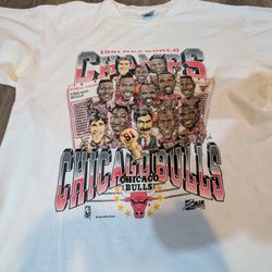 Chicago Bulls Vintage 1991 Caricature T Shirt 