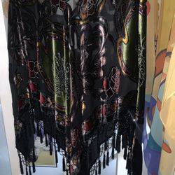 Élégant Poncho/Cover Up, Perfect For Raves
