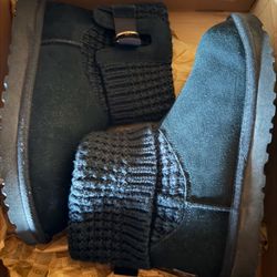 🖤 UGG Black Platform Boots – Size 8 🖤