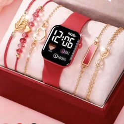 Watch N Bracelets Set