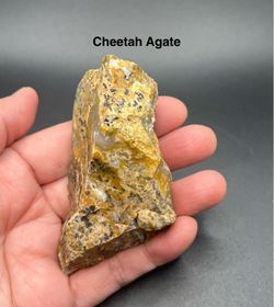 Cheetah Agate with Apatite Genuine Raw Stone from Brazil 103.8g