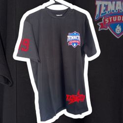 Tenaciti Studios Heavyweight T-Shirt Small OS Black Embroidered Logo NWT $120 Retail