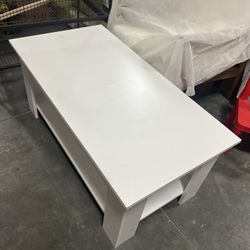 Modern Lift Top Vintage Coffee Table Accent Table w/Hidden Compartment & Storage For Home, Living Room, Reception Room, Office