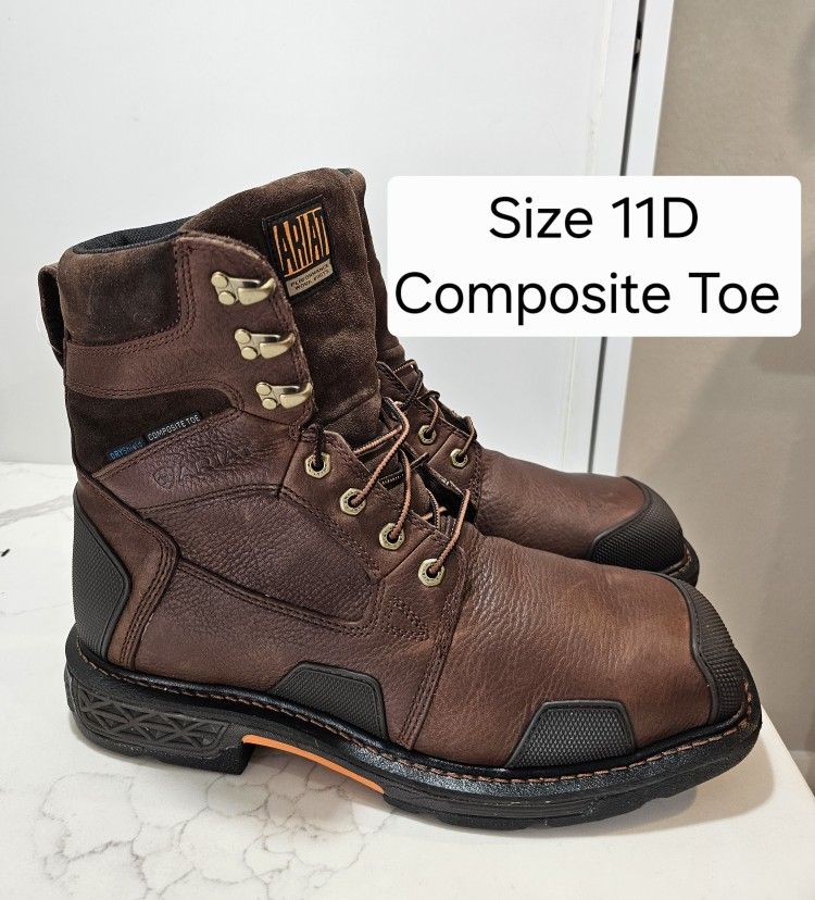 Ariat Composite Toe Work Boots Size 11D