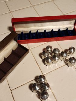 Mini Salt and Pepper Shaker Set with Cases