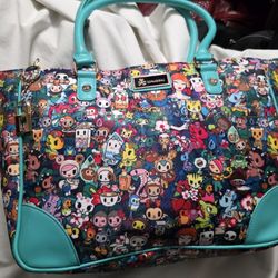 Tokidoki Duffle Bag Tote Large Handbag Pinterest 14" X 11" X 5"