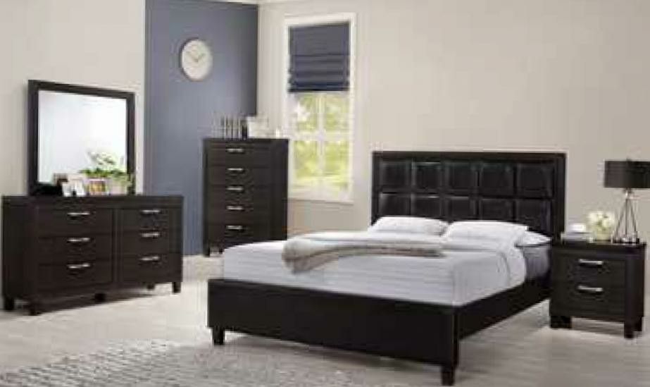 New! 5pc Queen Bedroom Set
