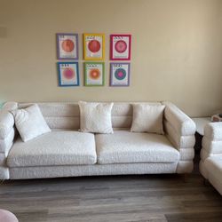 WHITE SOFA COUCH