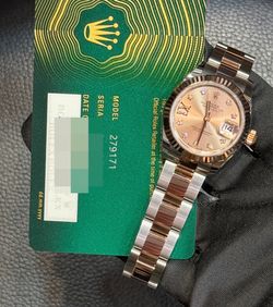 🔹NEW: 279171 Lady-Datejust 28mm Rose Star Diamond Oyster 🔹 🔹2026 🔹w+c 🔹11 links