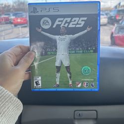 FC25 PS5 New - Only Opened The Seal Wrap