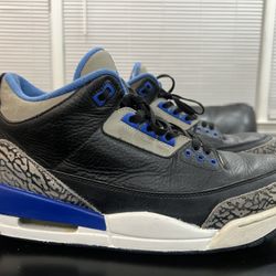 Jordan Retro 3 Sport Blue Size 12 Mens $120 OBO