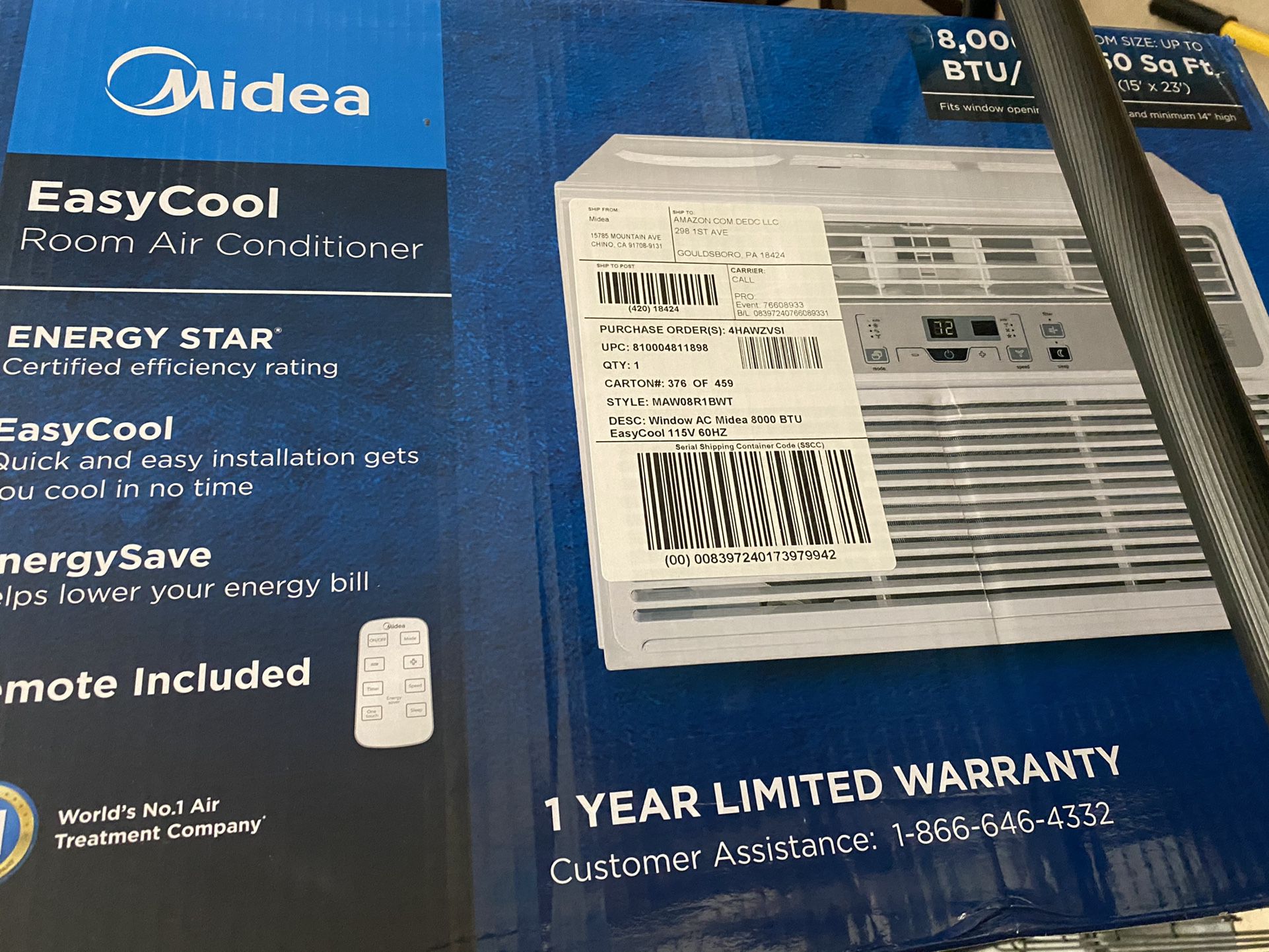 BRAND NEW!! (Still in the box) Midea Window Air Conditioner
