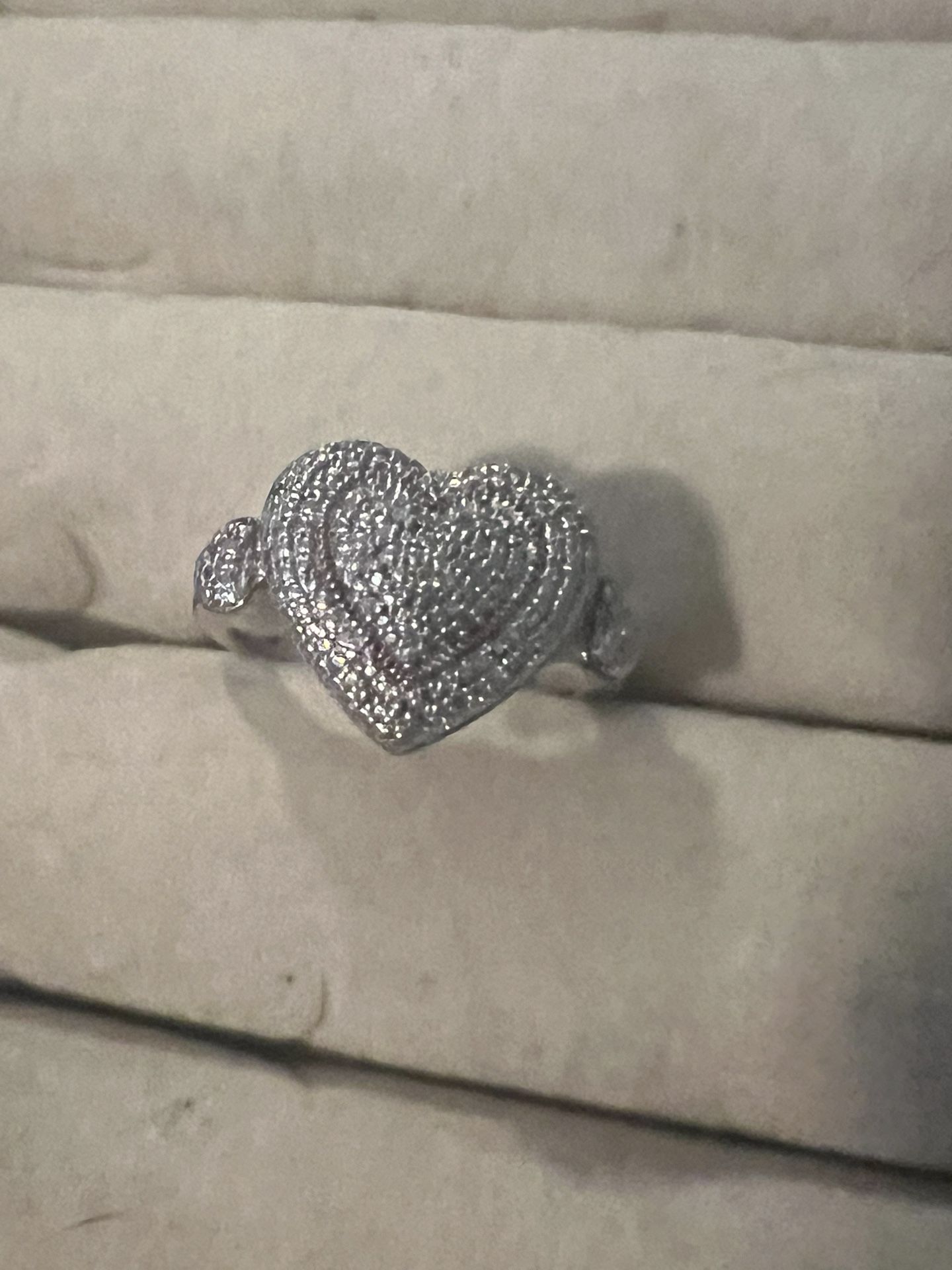 92.5 Silver Heart Ring