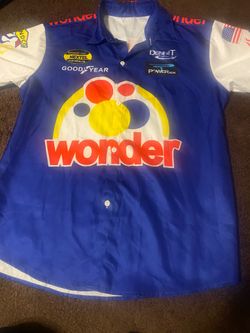 NASCAR Button Down Shirt Size Large adult