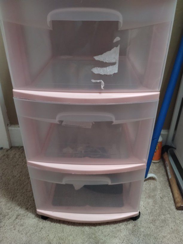 Pink Storage Shelves