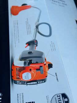 Husqvarna 122C, 22-cc 2-Cycle, 17-inch Curved Shaft Gas String Trimmer with Tap N' Go Trimmer Head,