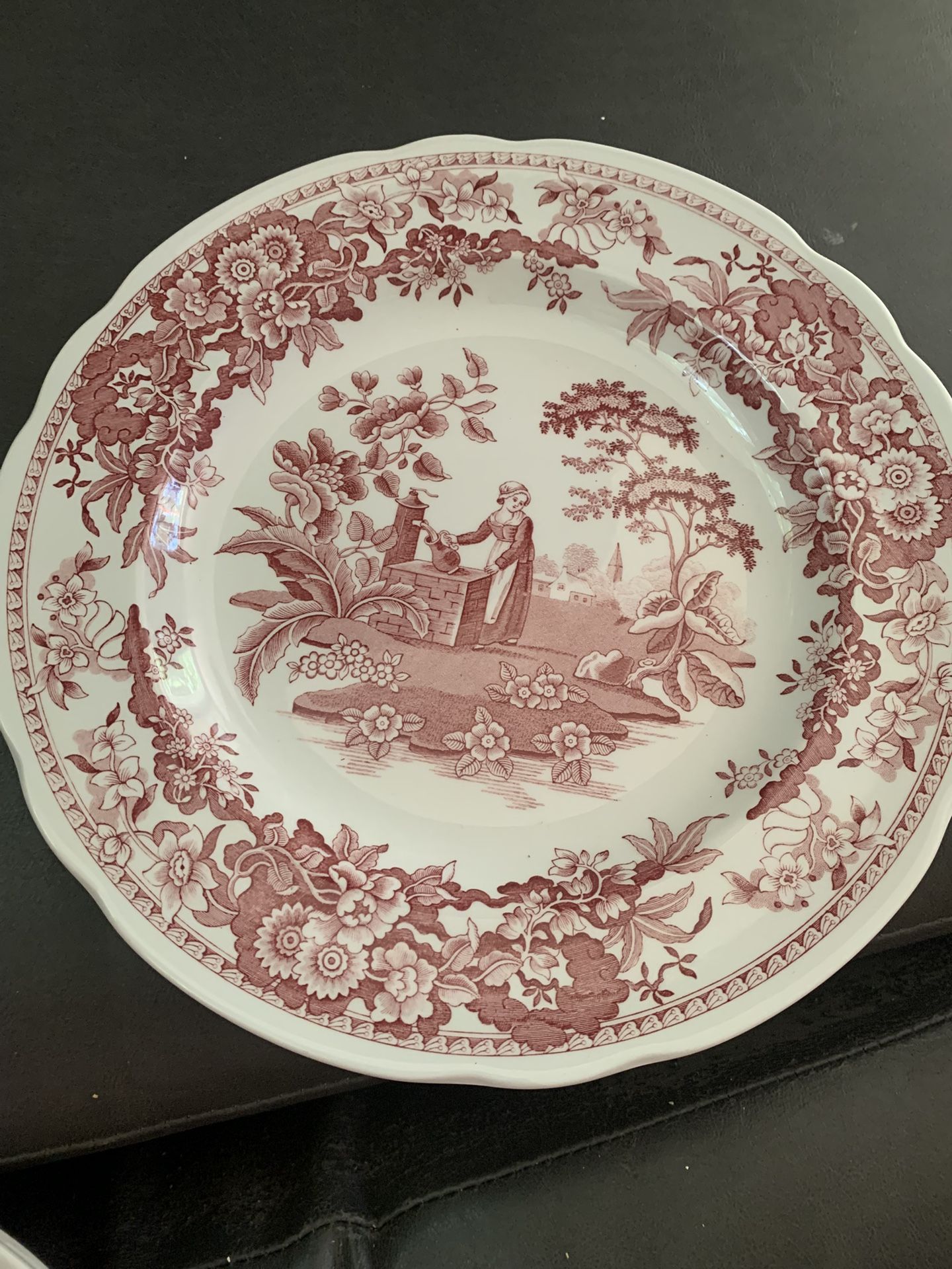 Spode Archive Collection Girl At Well Plate