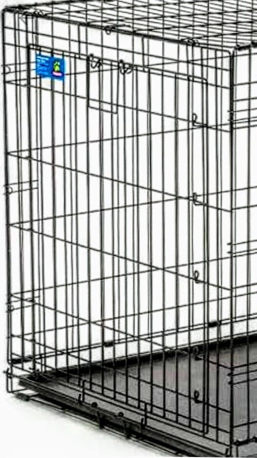 TOP PAW 42" Double Door, Portable, Folding Dog Crate for Sale in