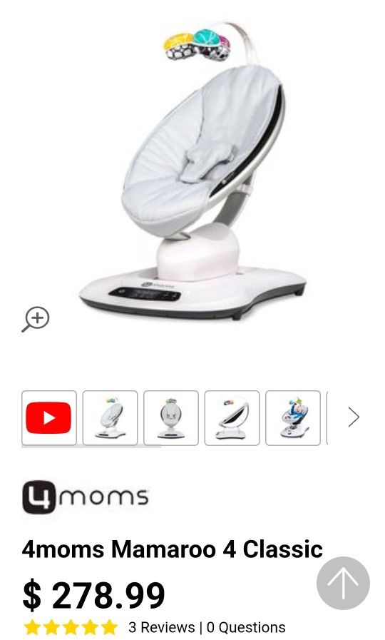 4moms® MamaRoo® Multi-Motion Baby Swing

