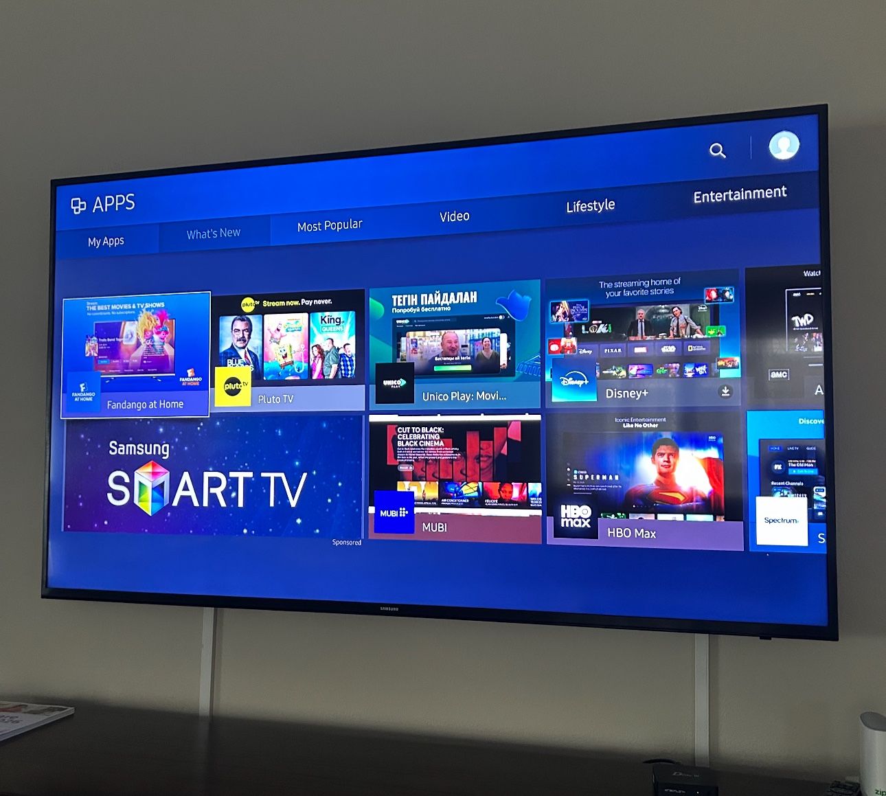 65” Samsung LED TV