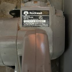Rockwell Model 126 Heavy Duty Porta Planer 