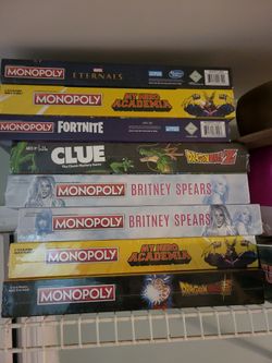 Monopoly & CLUE DBZ. MY HERO, FORNITE
