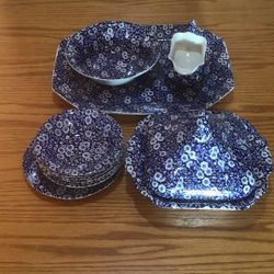 Burleigh IRONSTONE, STAFFORDSHIRE ENGLAND  SERVING SET