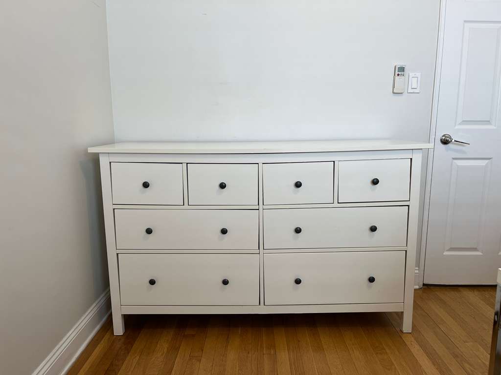 IKEA Hemnes white stain 8-drawer dresser