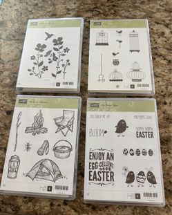 Rubber stamp sets. New in cases. Must buy all 14