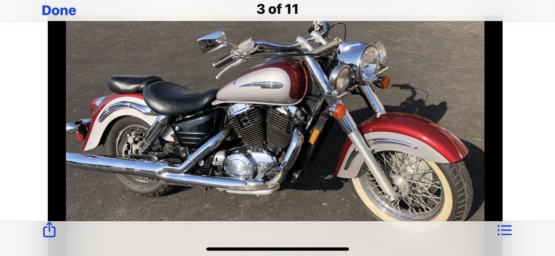 Honda Shadow Aero -as Is