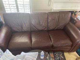 Leather couch