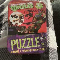Teenage ninja Turtles with puzzles