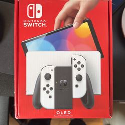 Nintendo Switch OLED With Box, Dock, Screen Protectors, Case, 