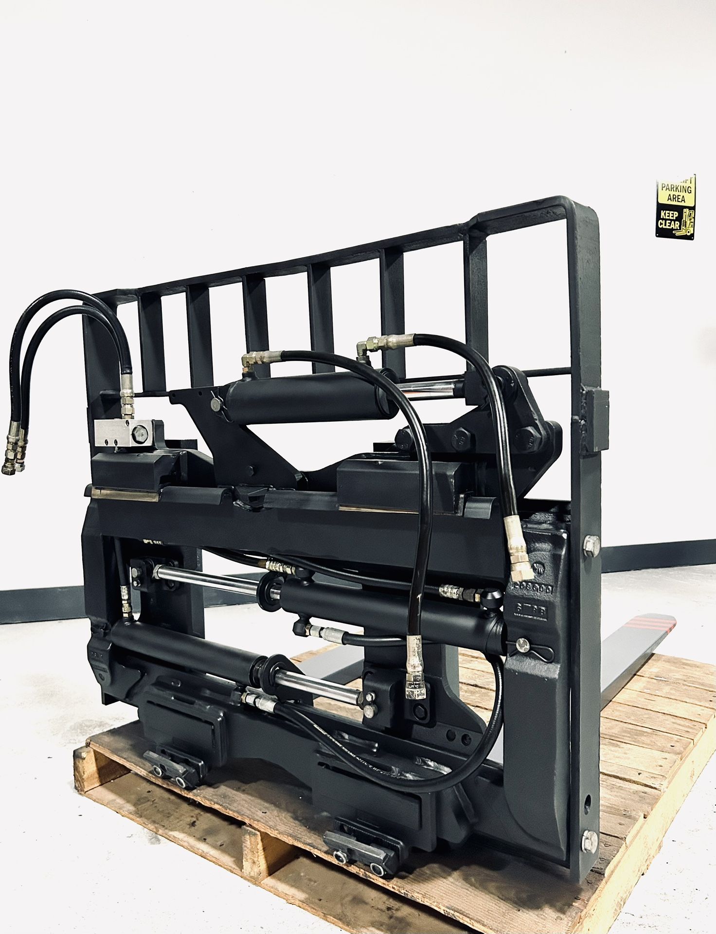 CASCADE Forklift Carriage Fork Positioner Class 3 with 54” Forks Included. Like NEW.