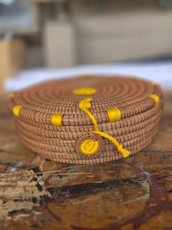 beautiful coiled basket