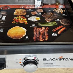 Blackstone 17” Outdoor Tabletop Griddle, 1 Burner, Liquid Propane 