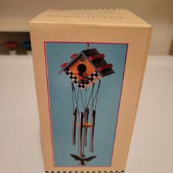 Brand New Birdhouse Themed Windchime 