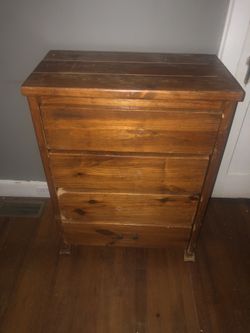 Real Wood Four drawer dresser
