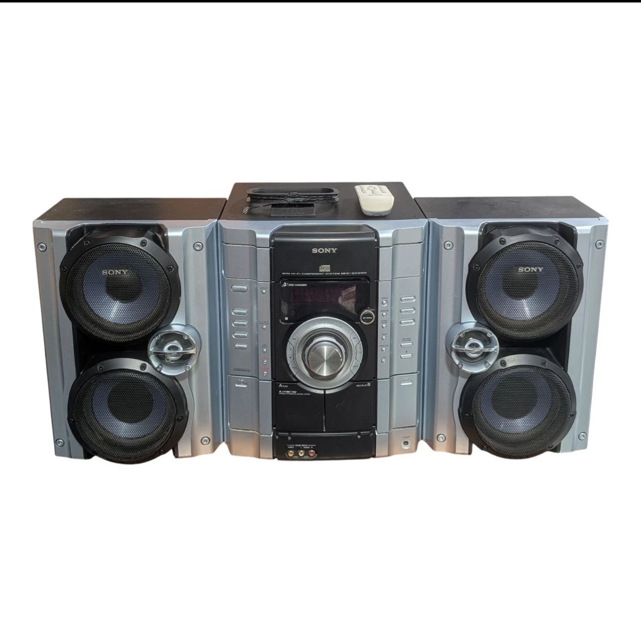 Sony MHC-GX250 Mini Hi-Fi Component Stereo System AM/FM Radio W/Remote