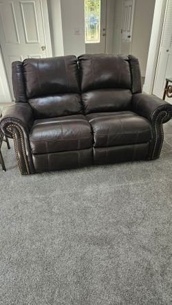 Leather couch