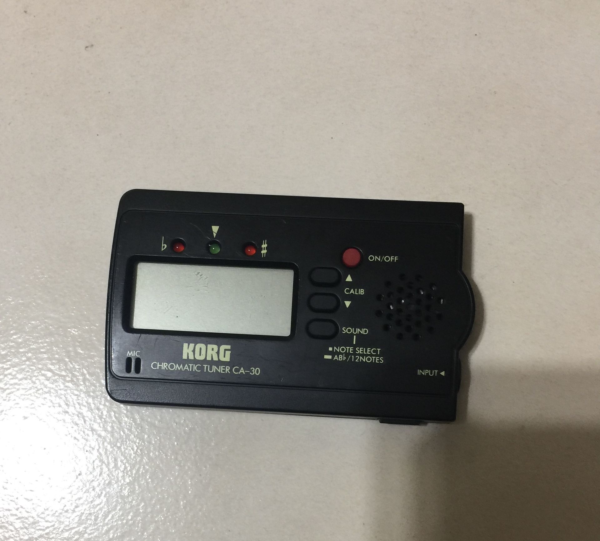 Korg chromatic tuner ca-30
