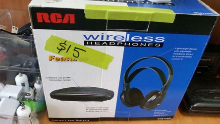 Wireless headphones.