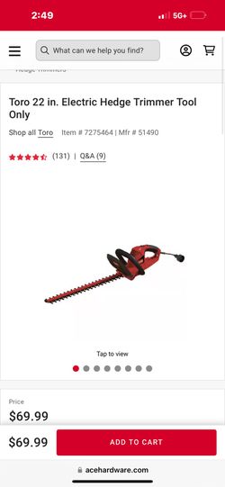 Two Brand New Toro Hedge Trimmers