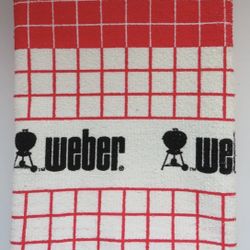 Vintage 1970's Weber Grill Table Cloth