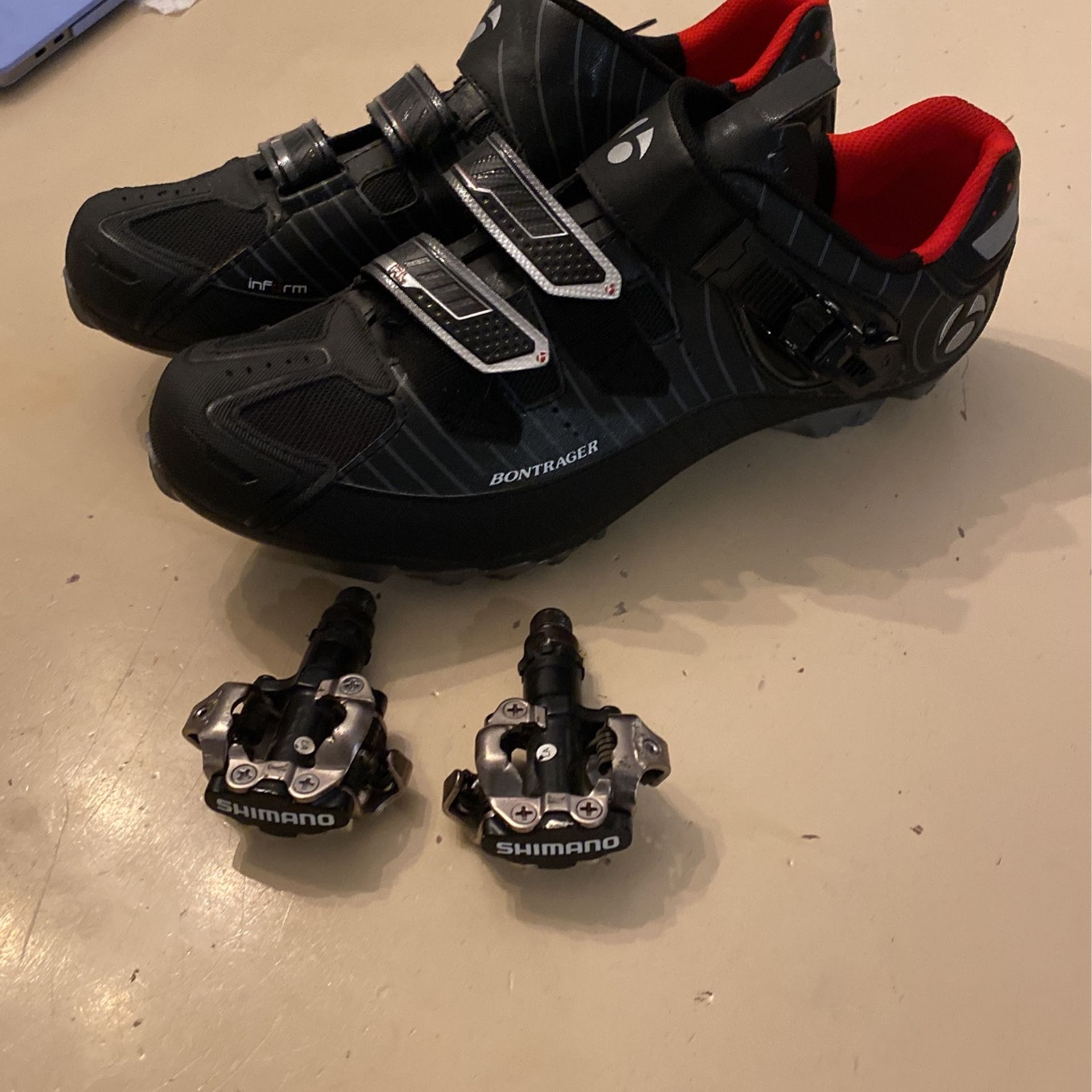 Road Bike Pedals And Shoes  