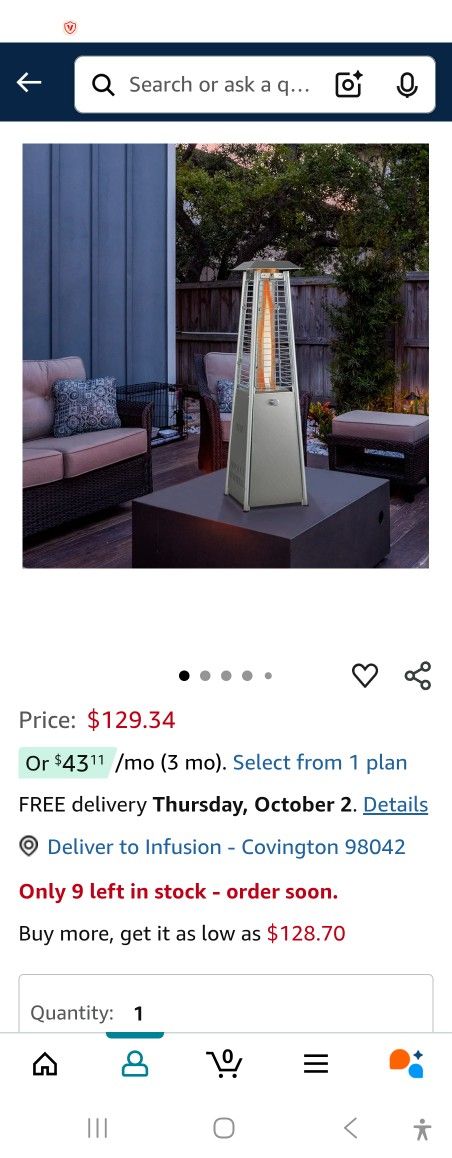 Brand New Table Top Fire Lamps